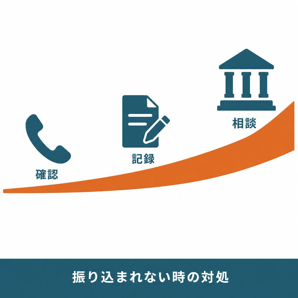 みんなの現金化で振り込まれないときの対処と相談先