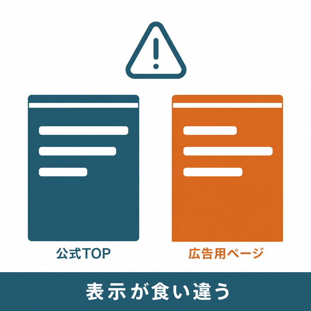 ファストライフ現金化の評判と宣伝表示を1行ずつ照合